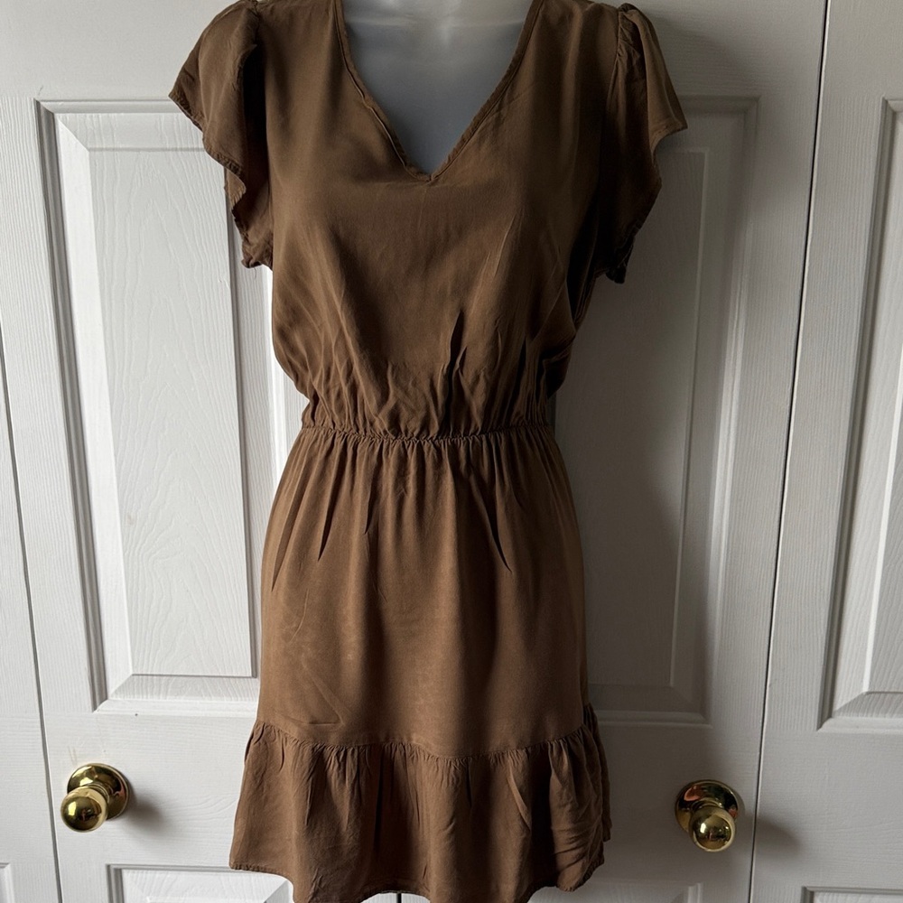 Chic Brown Mini Dress